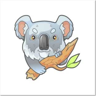 little cute koala Posters and Art